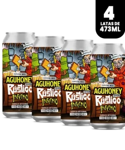 4 PACK RÚSTICO INFERNO AGUHONEY